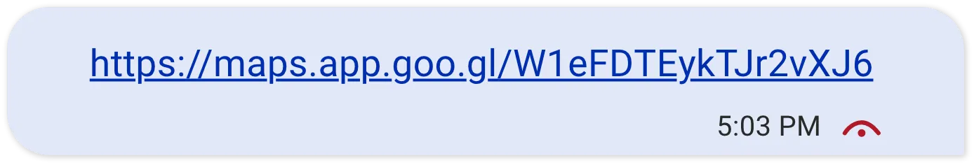 Message status indicators
